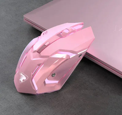 Ratón Bluetooth Inalámbrico Rosa