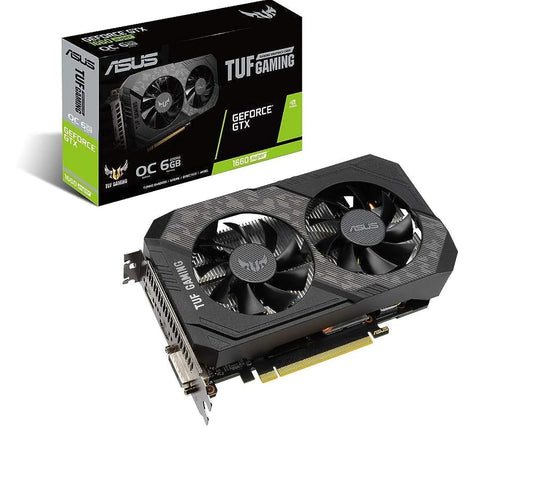 Grafica Asus TUF Gaming GeForce GTX 1660 Super Overclocked de 6GB Edición HDMI DP DVI (TUF-GTX1660S-O6G-GAMING) (Renovada)